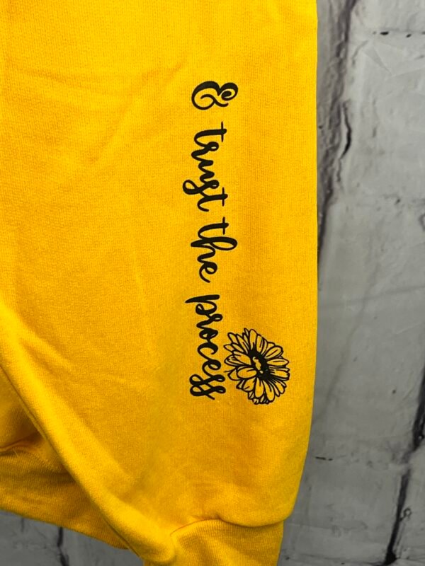 Stand Tall and Trust the Process Sunflower Crewneck Sweatshirt - Image 4